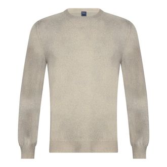 Fedeli Jersey de Cuello Redondo Vers&aacute;til - Knitwear - Hombre - Beige - L