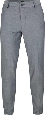 HUGO BOSS Mannen Kane Effen Rechte Pantalon (Donkerblauw)