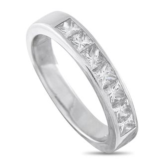 Luxury Bazaar Platinum 1.30ct Diamond Band Ring MF12-070826