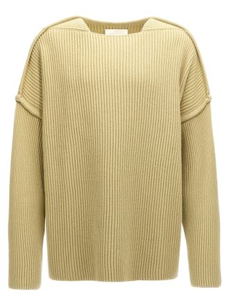 Jil Sander Mens Geometric Neckline Sweater