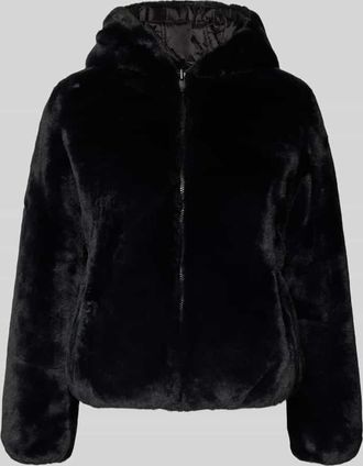 Save The Duck Sweatjacke mit Kapuze Modell LAILA in Black, Größe XXL