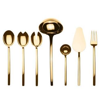 Mepra Due Serving Set - 7 Pieces in Gold at Nordstrom
