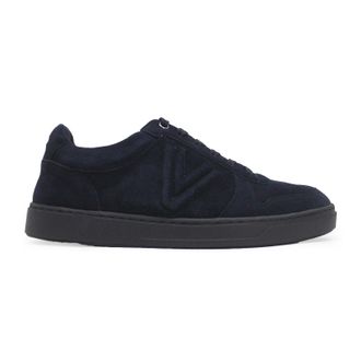 Vionic Lucas Court Suede Mens Fashion Trainers - Navy Blazer - Size:UK 11