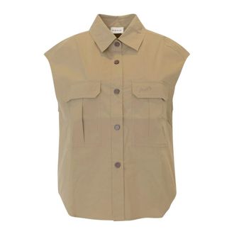 P.A.R.O.S.H. Shirts, female, Beige, Size: S Ninja Shirt