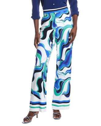 Joseph Ribkoff Abstract Trouser