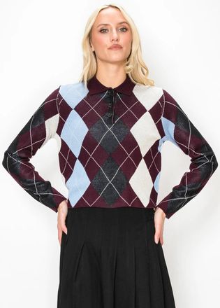 YAL New York Olive Knit Cardigan with Contrast Patch Pockets