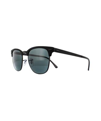 Ray-Ban Unisex Sunglasses Clubmaster Metal RB3716 186/R5 Matte Black Grey - One Size