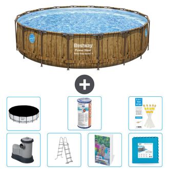 Bestway Piscina Bestway Power Steel Redonda - 549x122 Cm - 8-piezas S602