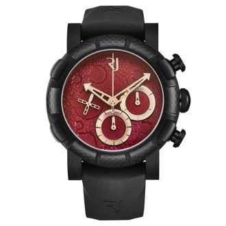 RJ Watches Moon Dust Chronograph Automatic Red Dial Mens Watch RJ.MD.CH.703.20