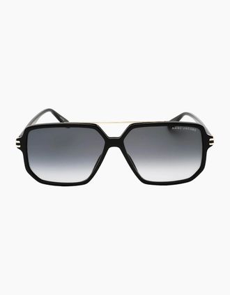 Marc Jacobs Mens Marc Jacobs Dark Grey SF Lens Black Sunglasses - Size: ONE size