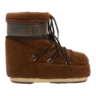 Moon Boot Icon Low Fleece Laarzen - Dames - Schoenen - Bruin - Maat: 42 EU Fleece