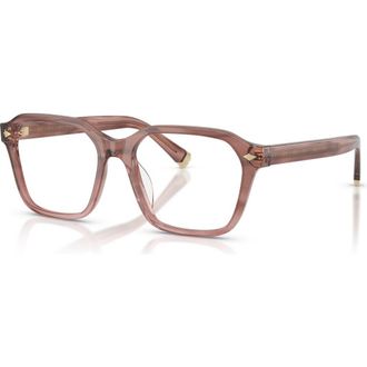 Brunello Cucinelli 53mm Rectangle optical glasses in Violet at Nordstrom