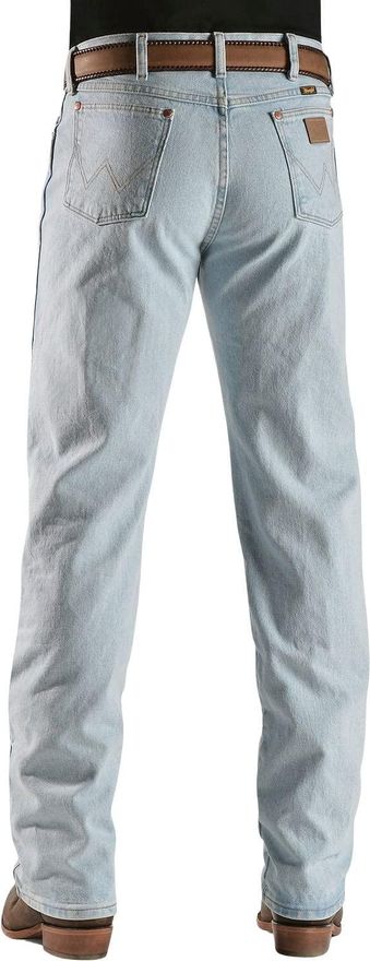 Wrangler Herren-Jeans Cowboy-Schnitt Schlanke Passform – Aus 100% Baumwolle, 5-Taschen, Strapazierfähig