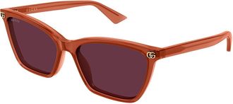 Gucci GG2111S 004 Womens Sunglasses Orange Size 56 - Free RX Lenses - Free RX Lenses