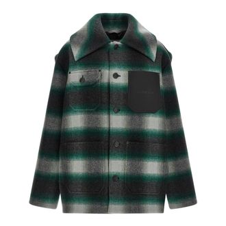 Balenciaga Chaqueta Cocoon de Trabajo - Jackets - Hombre - Verde - M