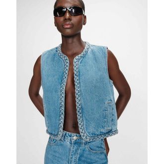 Grace & Mila Mouwloos spijkerjack van VERONA