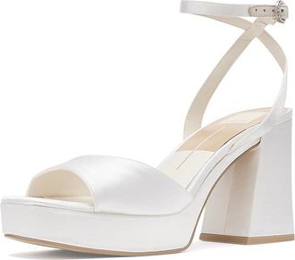 Dolce Vita Felica Womens Sandals White : 10 M, Canvas