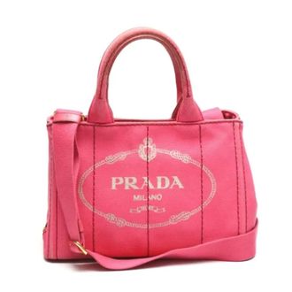 Prada Pre-owned Canvas prada-bags - Dames - Pre-owned - Roze - Maat: ONE Size