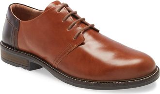 Naot Plain Toe Derby in Maple Lthr/walnut/toffee at Nordstrom, Size 41