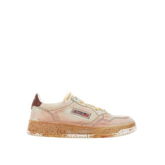 Autry Sneakers, female, Multicolor, Size: 9 US Leather Low-Top Sneakers