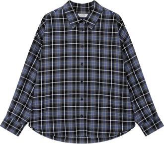 TOMBOY checked cotton shirt - women - Fabric/Cotton/Rayon - OS - Black