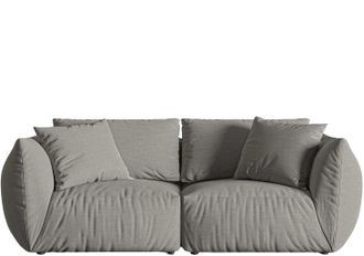 MICADONI Modulares 3-Sitzer Design Sofa Chris - Strukturstoff