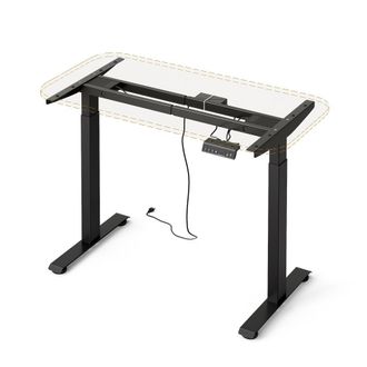Vicco Patas De Mesa Elevate, Antracita, 2 Motores, Vicco