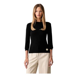 A|X Armani Exchange Truien & Vesten, Dames, Zwart, XS, Trui met ronde hals