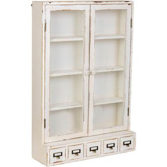 Wanderlust Deco Estanter&iacute;a De Madera Beige 60x18,5x88h Cm