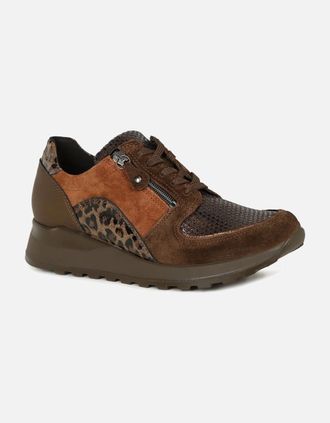 Waldl&auml;ufer Womens Hiroko Womens Trainers - Brown - Size: 6.5