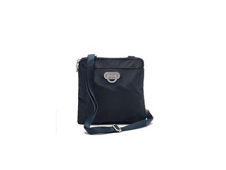 Baggallini Coastal Flip Lock Mini Crossbody Cross Body Womens Handbags French Navy, Nylon