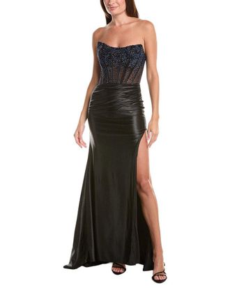 Issue New York Issue New York Embellished Maxi Dress