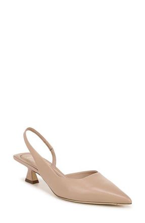 Franco Sarto Devin Kitten Heel Slingback Pump in Sand at Nordstrom, Size 7.5
