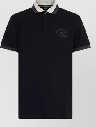 HUGO BOSS cotton short-sleeve polo shirt
