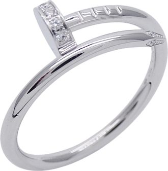 Cartier White Gold White Gold (18K) Band Ring (Pre-Owned)