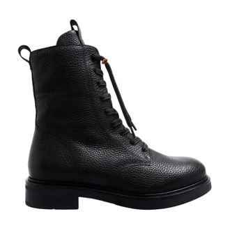 VIA VAI Schoenen, Dames, Zwart, 37 EU, Leer, Juliette Abby Veterlaarzen