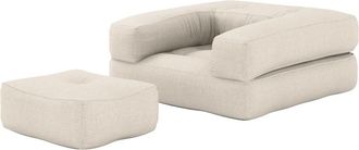 Karup Design Cube Schlafsessel, 90 x 190 cm, linen