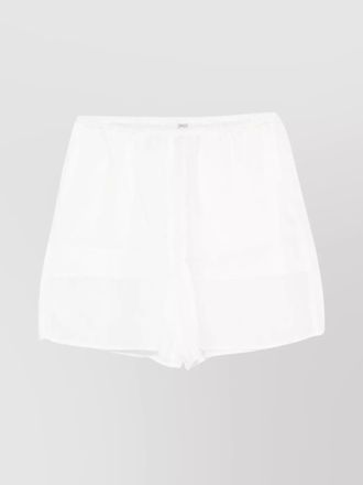 Toteme semi-sheer knee-length shorts