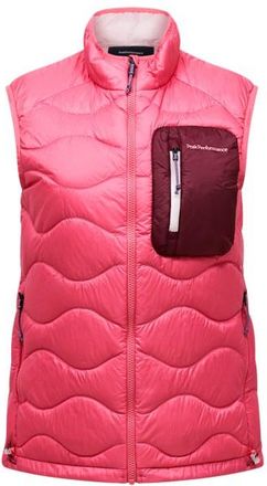 Peak Performance Helium Utility Down Vest Daunengilet f&uuml;r Damen | rosa/rot