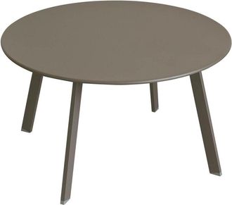 Hesperide Hesperide - Mesa auxiliar de jardín redonda Saona Marrón - 70 x 40 cm - Hespéride