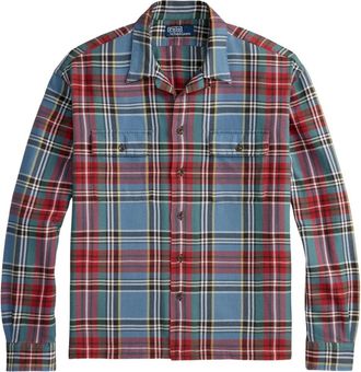 Polo Ralph Lauren Camicia Classica in Flanella a Quadri - - Shirts - Uomo - Multicolore - S