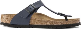 Birkenstock Gizeh Sandalen - Heren - Slippers - Blauw - 43 EU - Leer - Schoenen