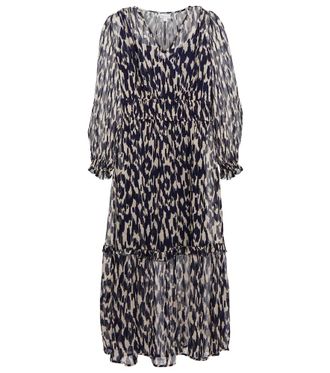 Velvet Kendra printed georgette midi dress