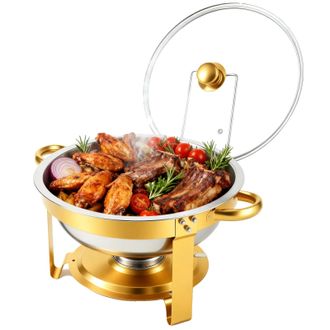 OEM Servidor De Buffet, Acero Inoxidable, Capacidad De 5 Cuartos De Gal&oacute;n, 1 Unidad