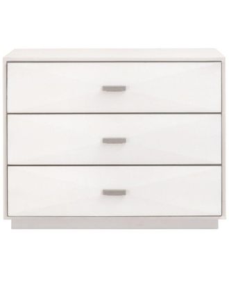 Essentials For Living Wynn Shagreen 3-Drawer Nightstand