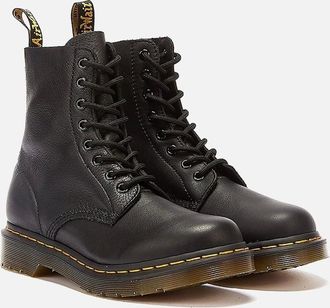 Dr. Martens Womens Dr. Martens Womens Black Pascal Virginia Leather Boots - Size: 6.5