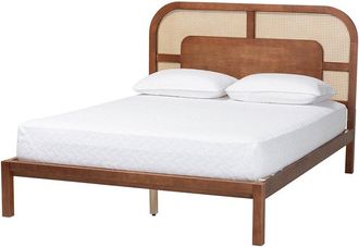 Baxton Studio Raewyn Wood Queen Platform Bed