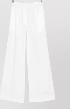 Forte_Forte cotton trousers wide leg side pockets