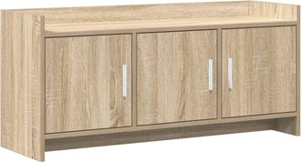 vidaXL Mueble De Tv 102 X 33 X 47 Cm Roble Sonoma Madera De Ingenier&iacute;a Vidaxl