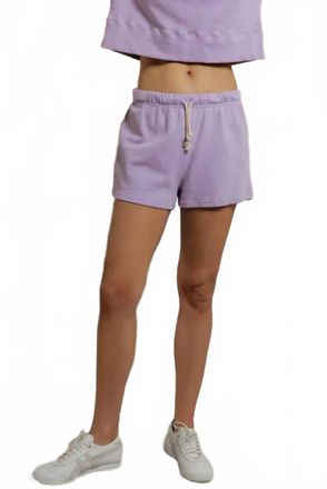 perfectwhitetee Layla Lounge Shorts In Ultraviolet
